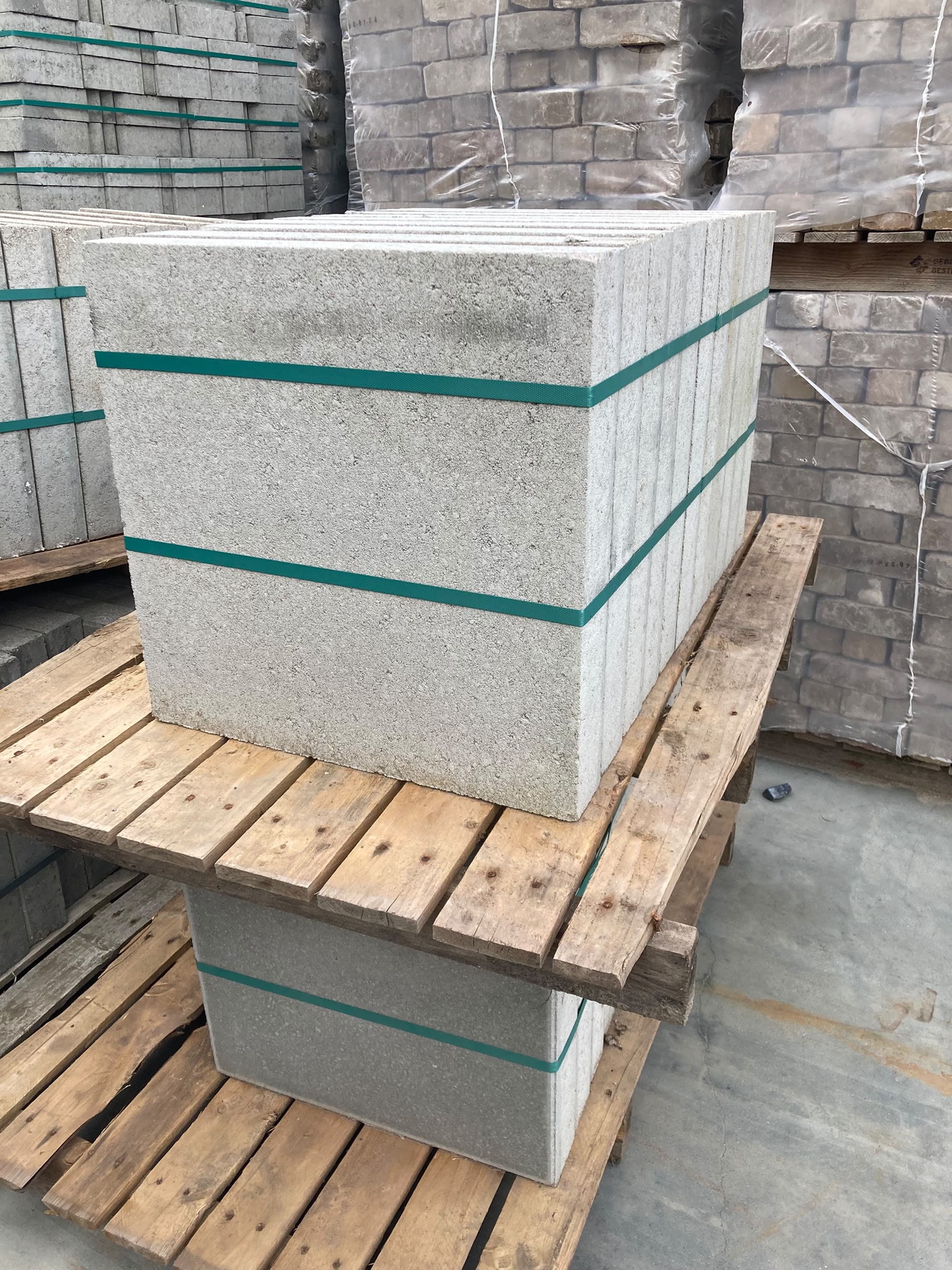 Betontegel 50x50x8cm grijs nieuw (P44)