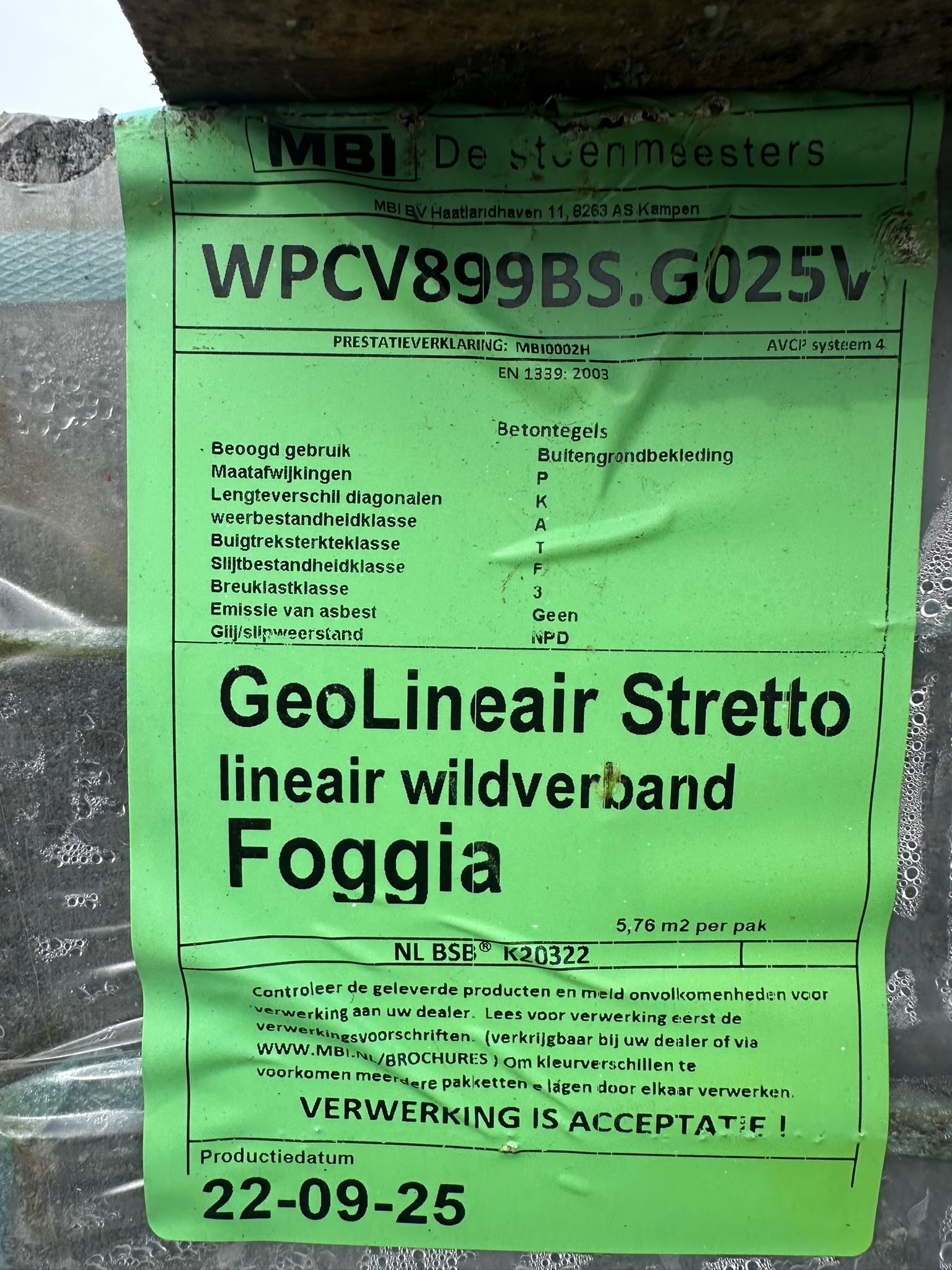 Geo Lineair Stretto Foggia (P45) - Afbeelding 2